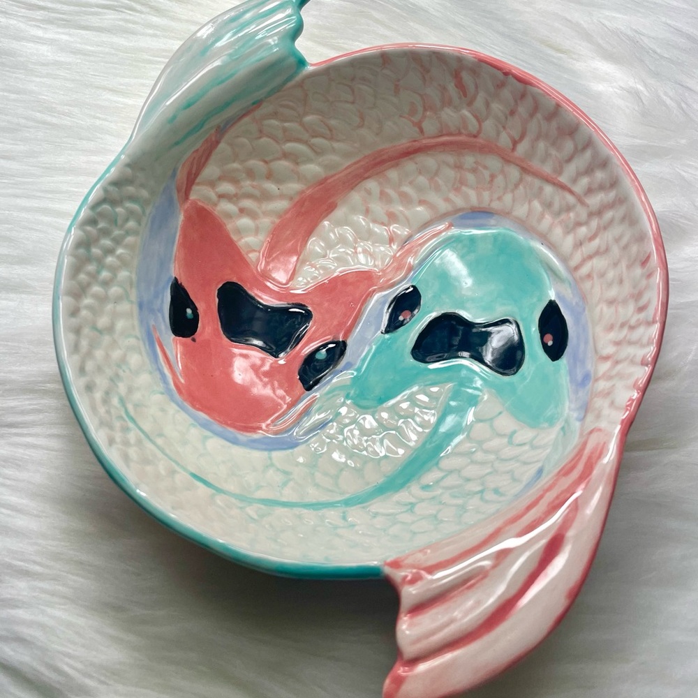 🌊Beautiful Koi Fish Bowl